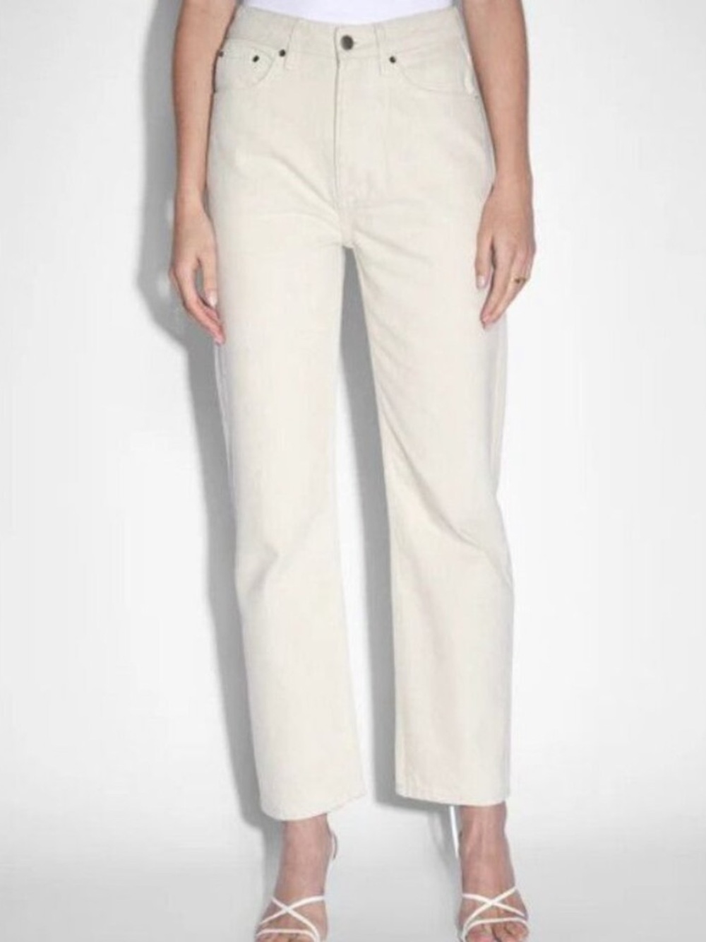 Ksubi Brooklyn Muse Straight Leg Ecru Jeans